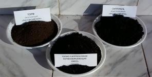 Торфо-сапропелевый сыпучий рекультивант восстановления земель